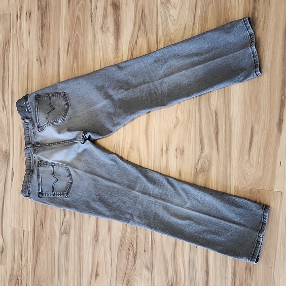 Levi's 514 Straight Fit Dark Gray Denim Jeans W 38 L 32 - Picture 5 of 5